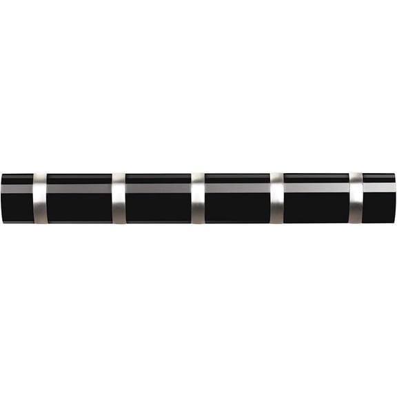 Versatile Wall Mounted Coat Rack, Minimalist Industrial Style With Retractable Hooks And Strong Load-bearing For Your Home
