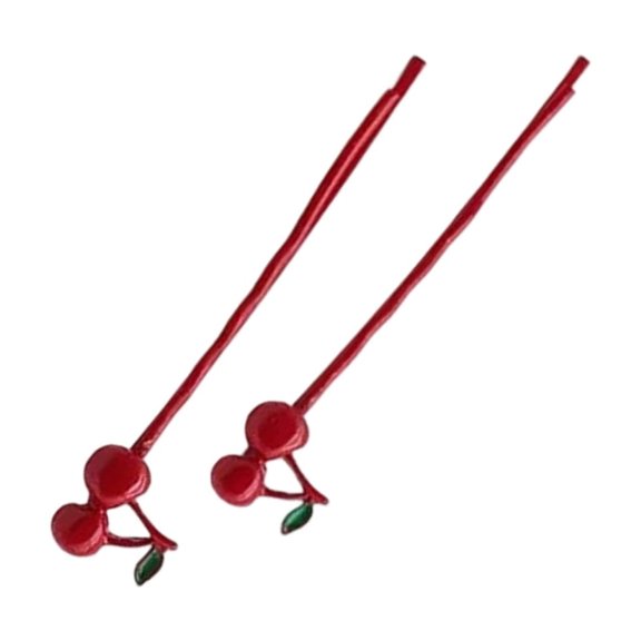 Versatile Wear Fruit Pattern Hair Clips Sturdy Material Barrettes Hair Adornment For School Event Casual Outfits