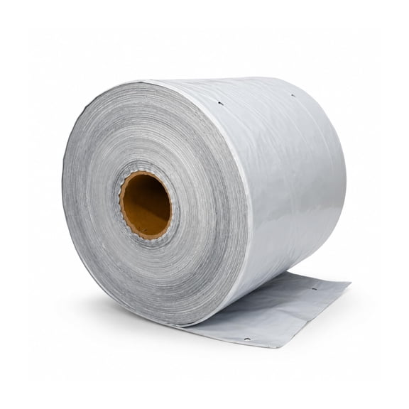 Versatile White Poly Mailer Roll 15x20in 1200 Pack, Shipping Package Bags for Clothes, Books, Accessories, Business, Waterproof Poly Bags for Small Business, Mailing Bags