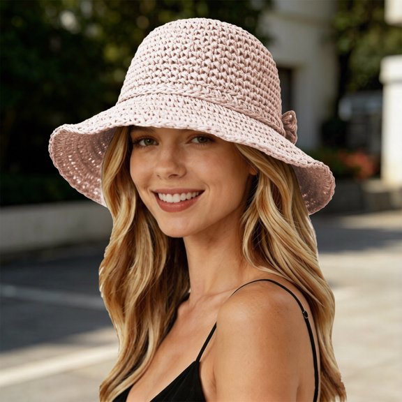 Versatile Wide Brim Sun Hat for Summer Beach and Outdoor Activities Large Brim Sun Protective Hat for and Kids Beach Floppy Hats Hiking Visors for Women Forage Cap Water Hat for Women Visor