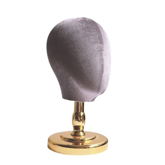 Versatile Wig Holder Mannequin Head with Removable Stand Portable Wig Storage
