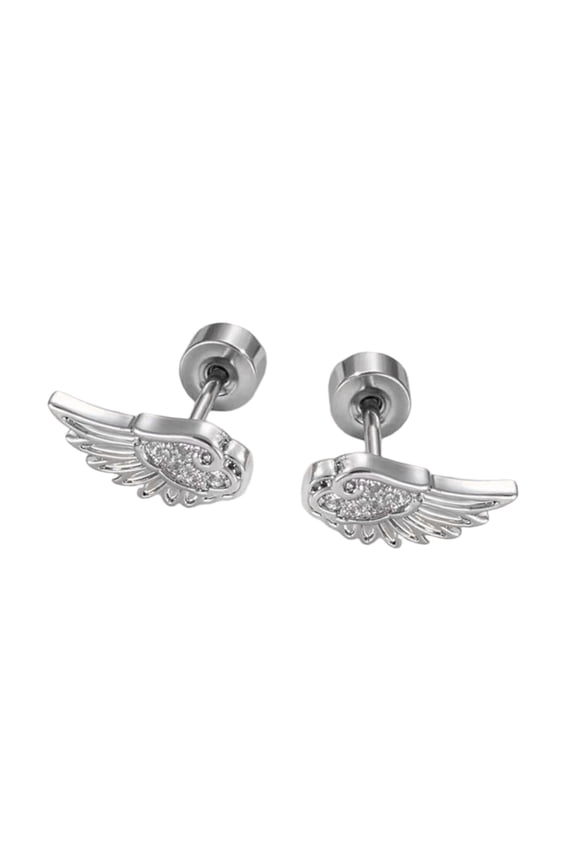 Versatile Wing Studs Earrings for Cartilage Piercing Easy Mixed Matching Styles Alloy Portable Designs