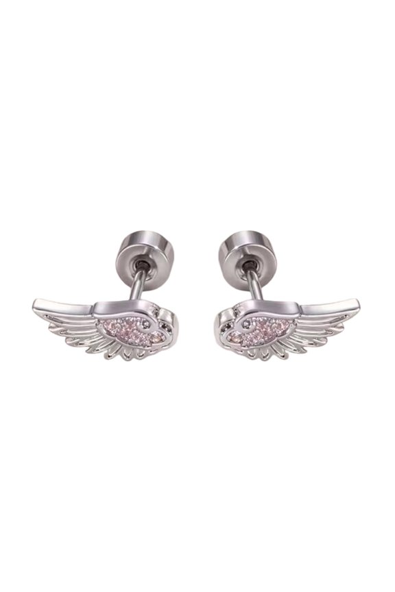 Versatile Wing Studs Earrings for Cartilage Piercing Easy Mixed Matching Styles Alloy Portable Designs