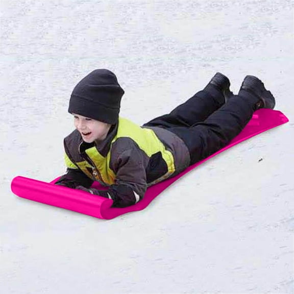 Versatile Winter Sports All Season Sledding Board for Sand and Ice with Durable Aluminum Design and Foldable Telescopic Height Adaptability