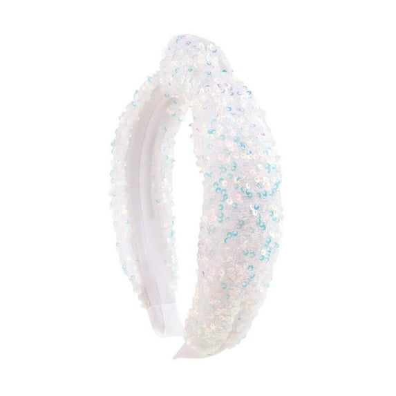Versatile Women's High Hairband Featuring Elegant and Sparkling Sequins for Stylish Hair Accessories