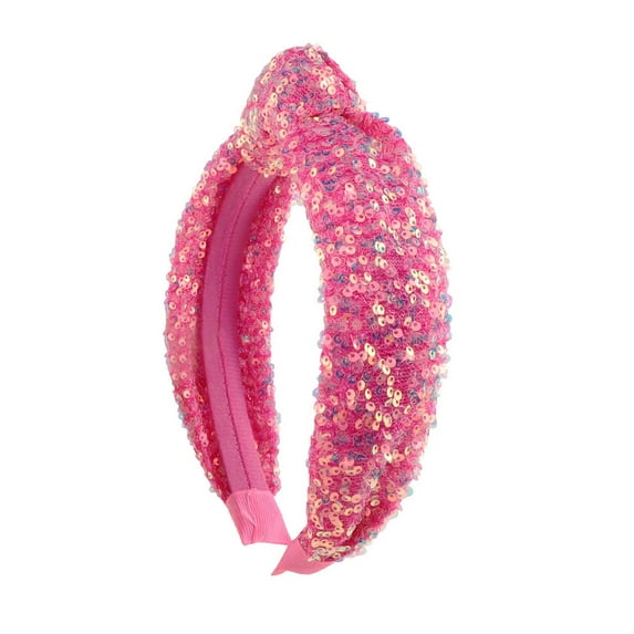 Versatile Women's High Hairband Featuring Elegant and Sparkling Sequins for Stylish Hair Accessories