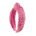 thumbnail image 1 of Versatile Women's High Hairband with Colorful Sequins Elegant Knotted Headband for Fashionable Hair Styling, 1 of 4