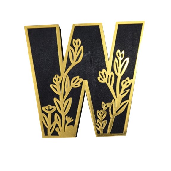 Versatile Wooden Alphabet Wall Letters for DIY Crafts Wedding Home Decor Customizable Large Display Signs for Names and Monograms L Color