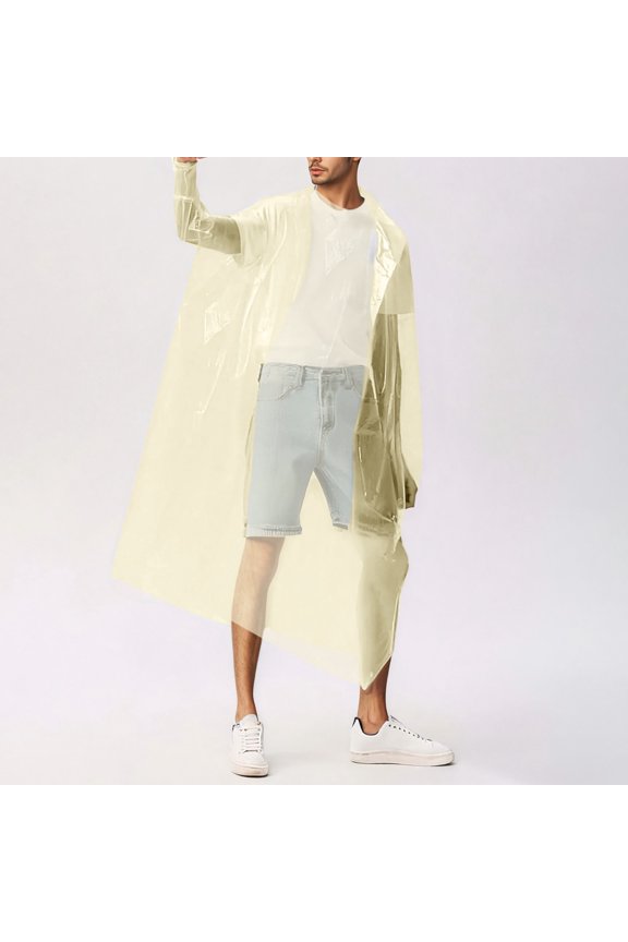 Versatile Wraps For All Seasons Outdoor Rain Poncho Functional Yet Stylish For Wet Weather Ready For Any Adventure, Yellow