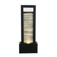 thumbnail image 1 of Versatile Zen Metal Fountain with Stone Brick Accent, 1 of 5