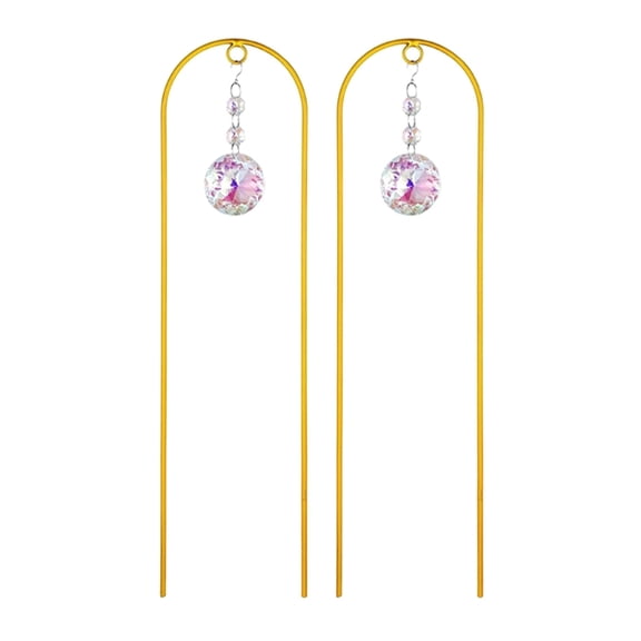 Versatile Zincs Plant Frame With Moon Accent For Balcony Greenery Arrangements