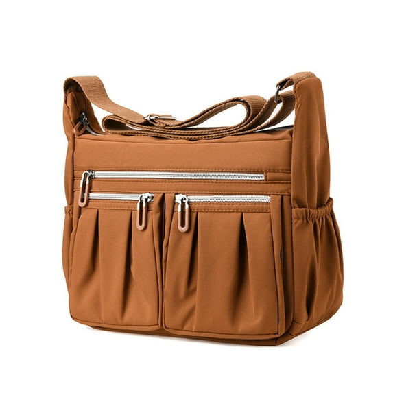 Versatile and Convenient Oxford Cloth Shoulder Bag with Multiple Dividers Great for Organizing Essential