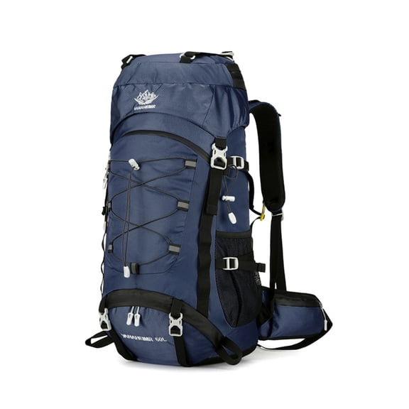 Versatile and Practical 60L Backpack Nylon Rucksack for Hiking and Camping