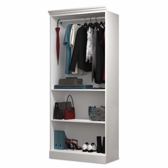 Versatile by Bestar 36" Closet Storage Shell in White