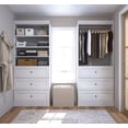thumbnail image 1 of Versatile by Bestar 72'' Storage Kit in White, 1 of 4