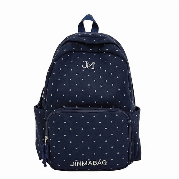 Versatile commuter student fashion backpack for travel, canvas, large capacity, wholesale