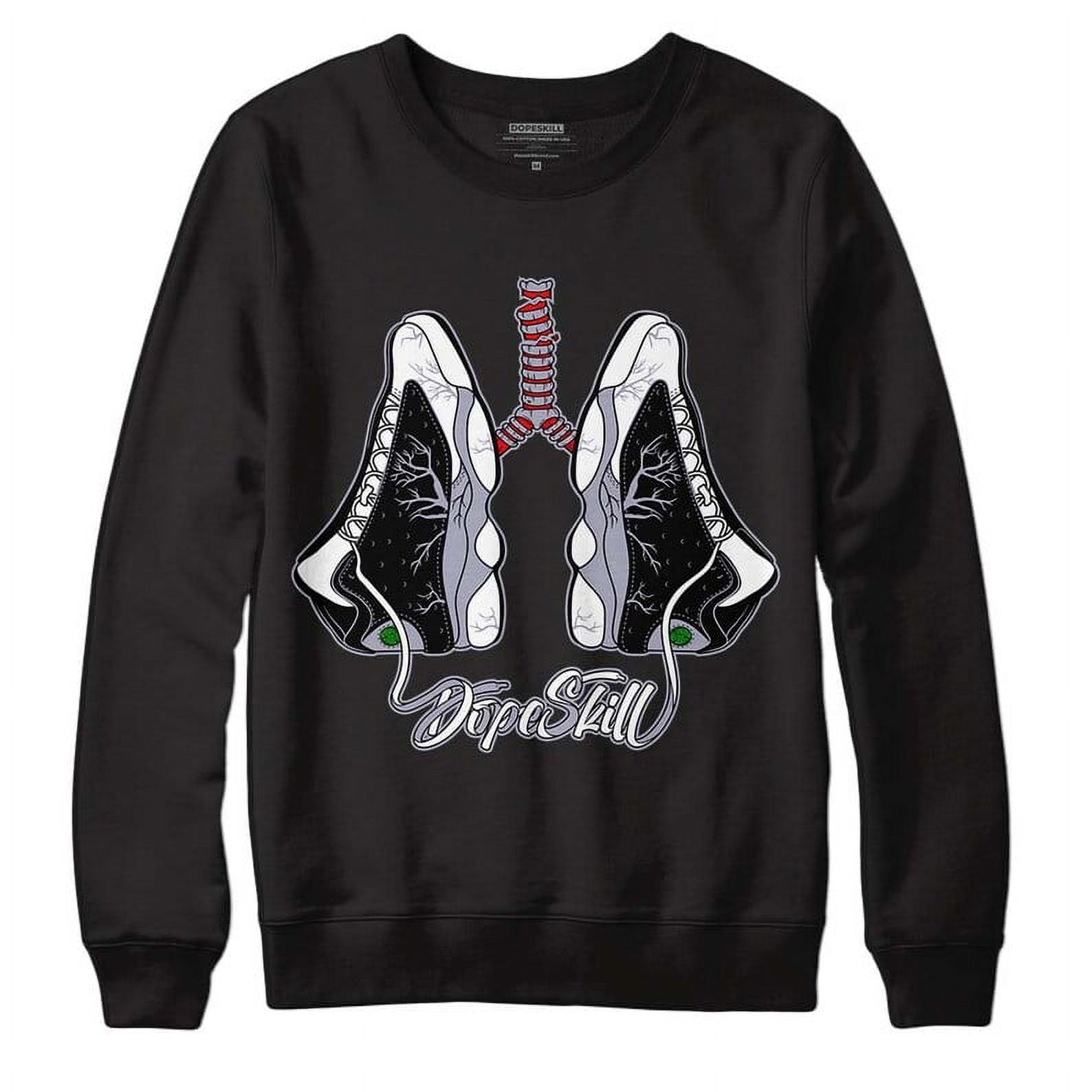 Versatile designs for all occasions, Black Flint 13s DopeSkill Crewneck