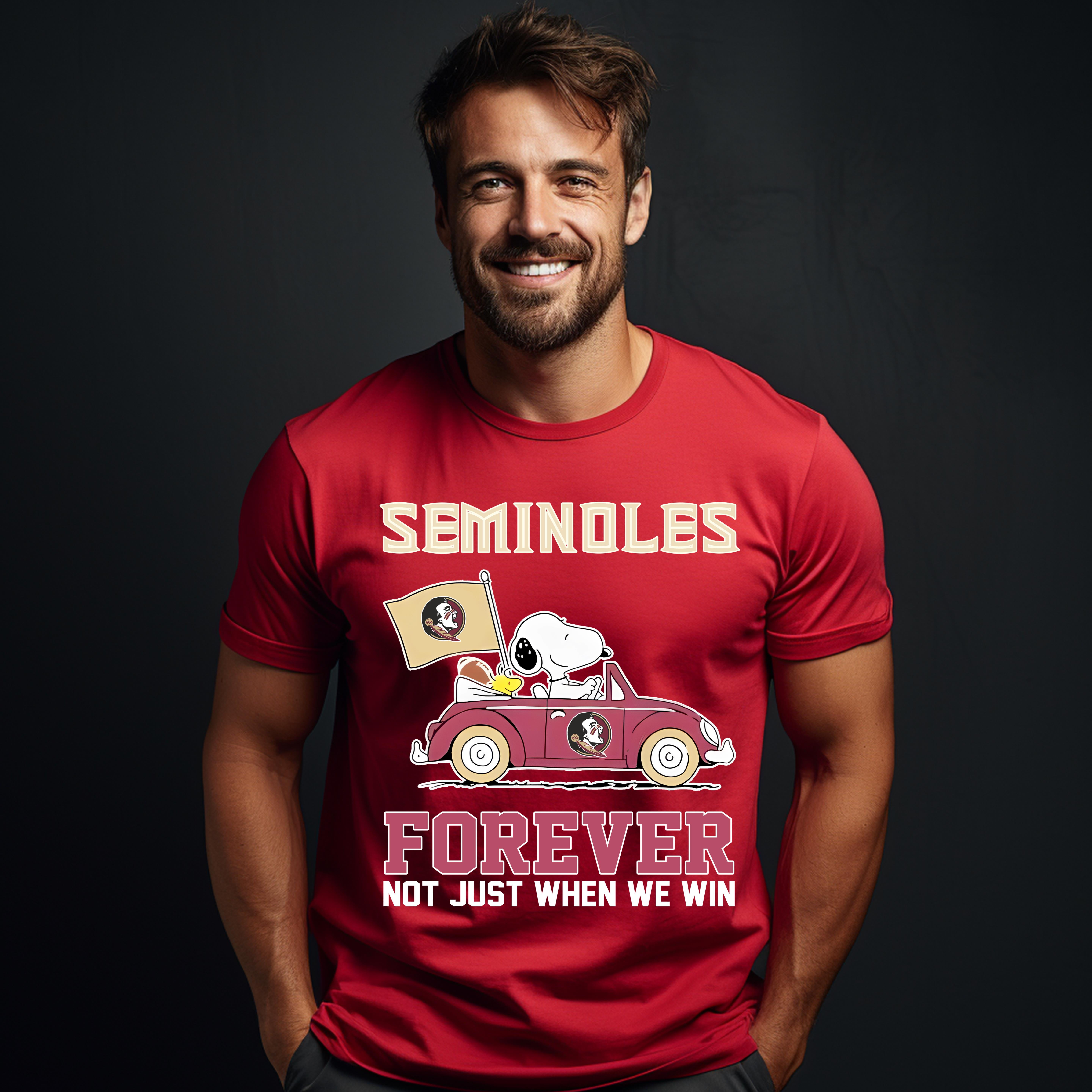 Versatile designs for all occasions, Seminoles Snoopy Fan Forever Not Just When We Win And Lose