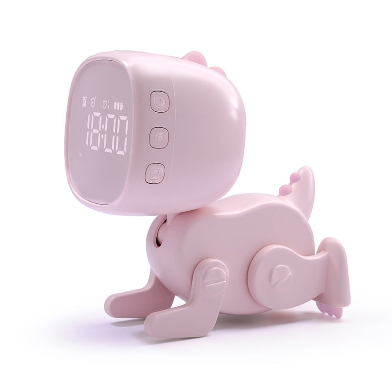 Versatile dinosaur alarm clock, student specific electronic alarm clock