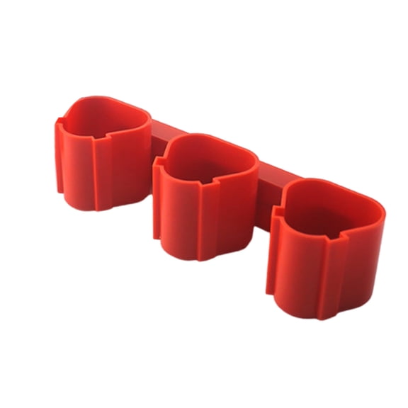 Versatility 3Slot Wall Mount Holder Organizers for Secure Storage of 12V Batteries in Garage or Workshop