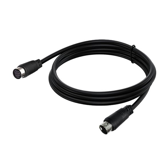 Versatility 9Pin DIN Male to Female S Video Cable for Monitoring Projectors and Various Video Devices Cable