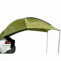 Versatility Camping Tent for Truck Bed,SUV RVing, Van,Trailer and Overlanding Portable Teardrop Awning Canopy Tear Resistant Tarp(Green)