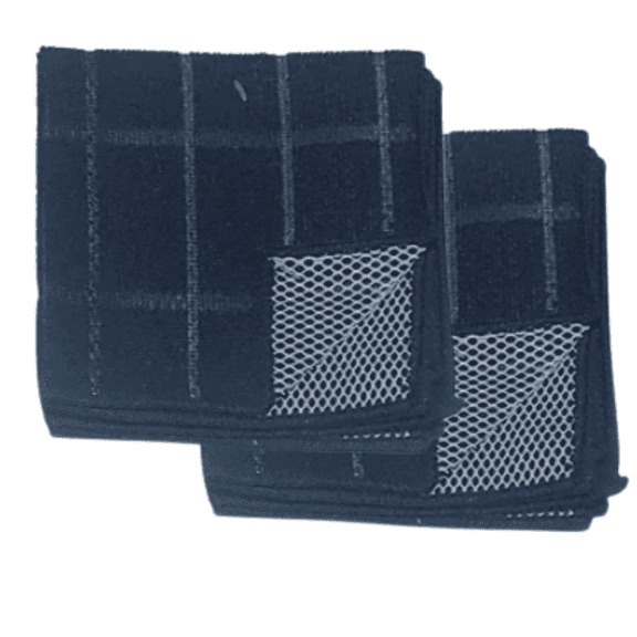 Versatility Dish Rags Black Microfiber Mesh Scrubber Cloth, 4 Piece Set, 12x,12 Inch
