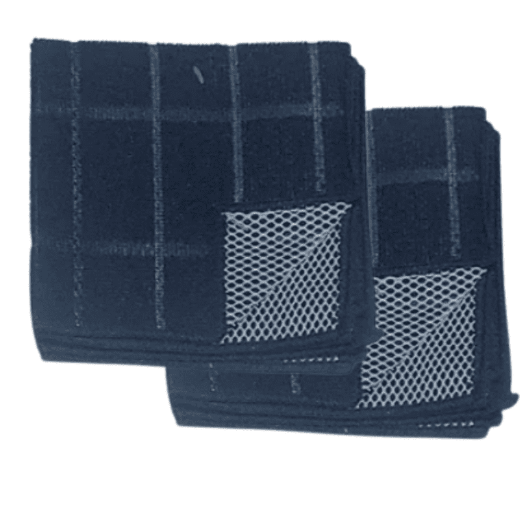 Versatility Dish Rags Black Microfiber Mesh Scrubber Cloth, 4 Piece Set,  12x,12 Inch