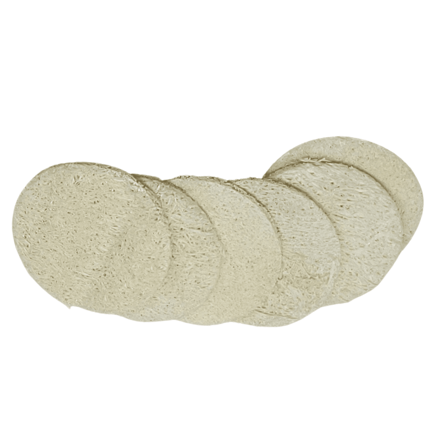 Versatility Facial Scrub Pads Reusable Exfoliate Loofah 6 Piece Lot