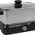 thumbnail image 1 of Versatility Slow Cooker Large Capacity Non-stick Cooking Vessel & Variable Temperature Heating Base Includes Travel Lid and Storage Bag, Range and Oven- Cooking Pot, 1 of 5