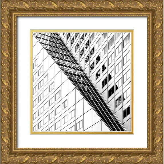 Verschelden, Harry 15x15 Gold Ornate Wood Framed with Double Matting Museum Art Print Titled - Divided.