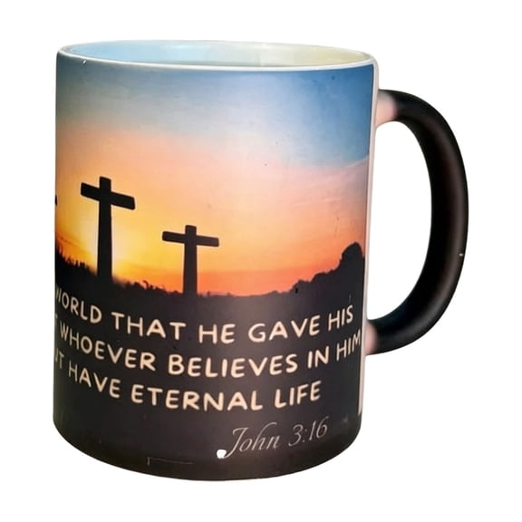 Verse Easter Themed Heat Sensitive Color Changing Mug/coffee Cup