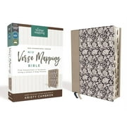 Verse Mapping Niv, Verse Mapping Bible, Leathersoft, Navy Floral, Thumb Indexed, Comfort Print Find Connections in Scripture Using a , Hardcover