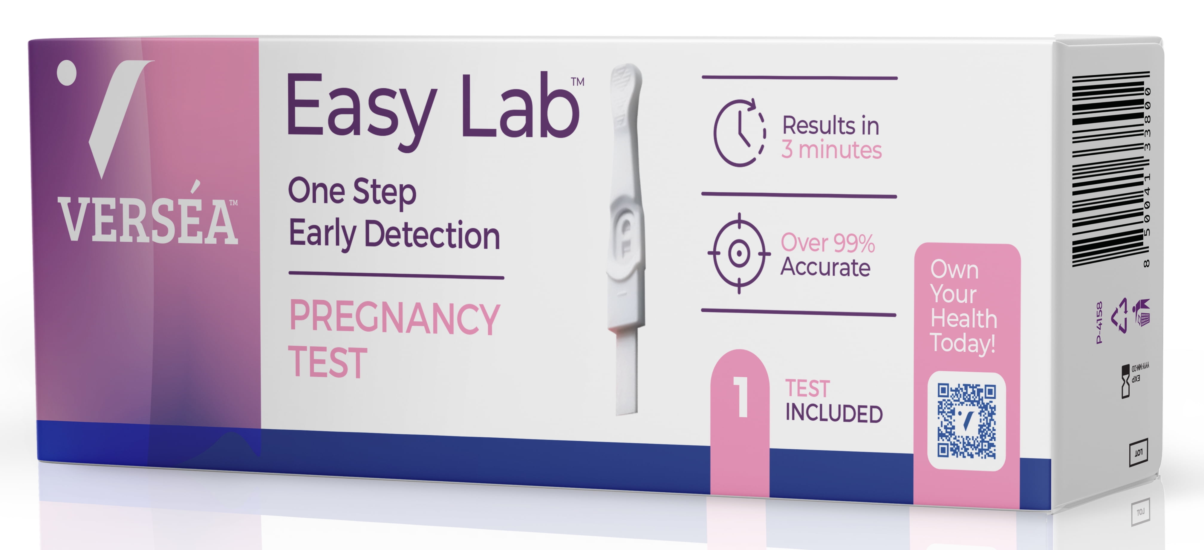 Versea Easy Lab Simple Accurate OneStep Home Pregnancy Test 1ct