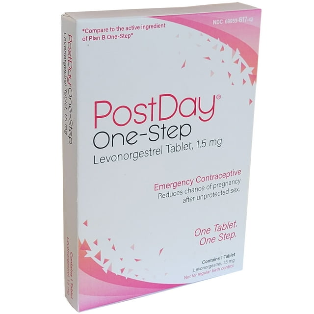 Versea PostDay One-Step Levonorgestrel Tablets - Emergency Contraceptive, 1 Count