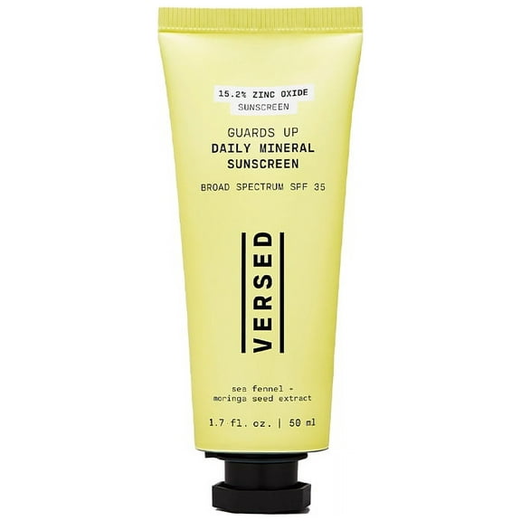 Versed Guards up Daily Mineral Sunscreen SPF 35, Broad-Spectrum Sun Protection for face 1.7 fl. oz.