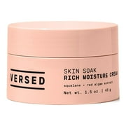 Versed Skin Soak Rich Moisture Cream, Squalane + Red Algae Extract, 1.5 oz