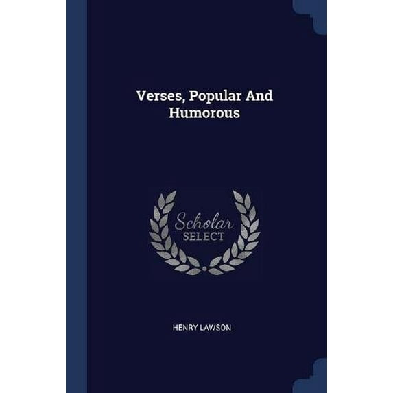 Verses, Popular And Humorous (Paperback)