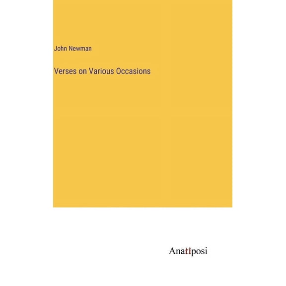 Verses on Various Occasions (Hardcover)