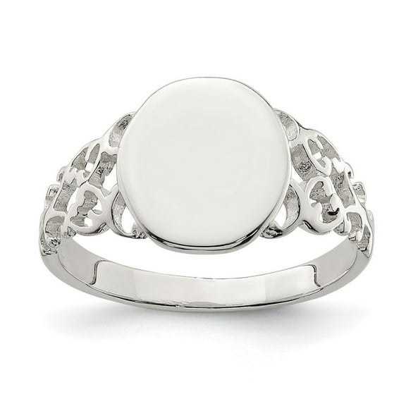 Versil Solid Sterling Silver Signet Ring by 6