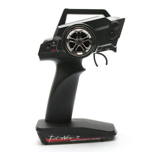 Version 2.4G 2CH V2 Transmitter Radio Remote Controller For 12428 12423 1:12 RC Car Crawler Parts Composite Material Black,1 x Remote Controller