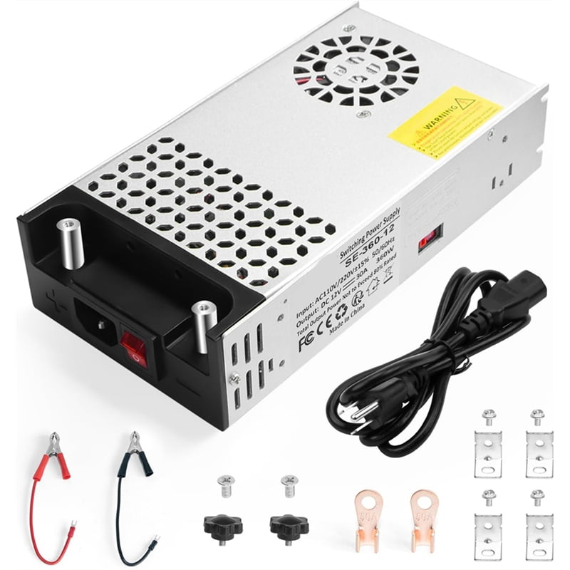 Version Converter,110V AC to 12V DC Converter Power Supply 12V 360W 30A ...