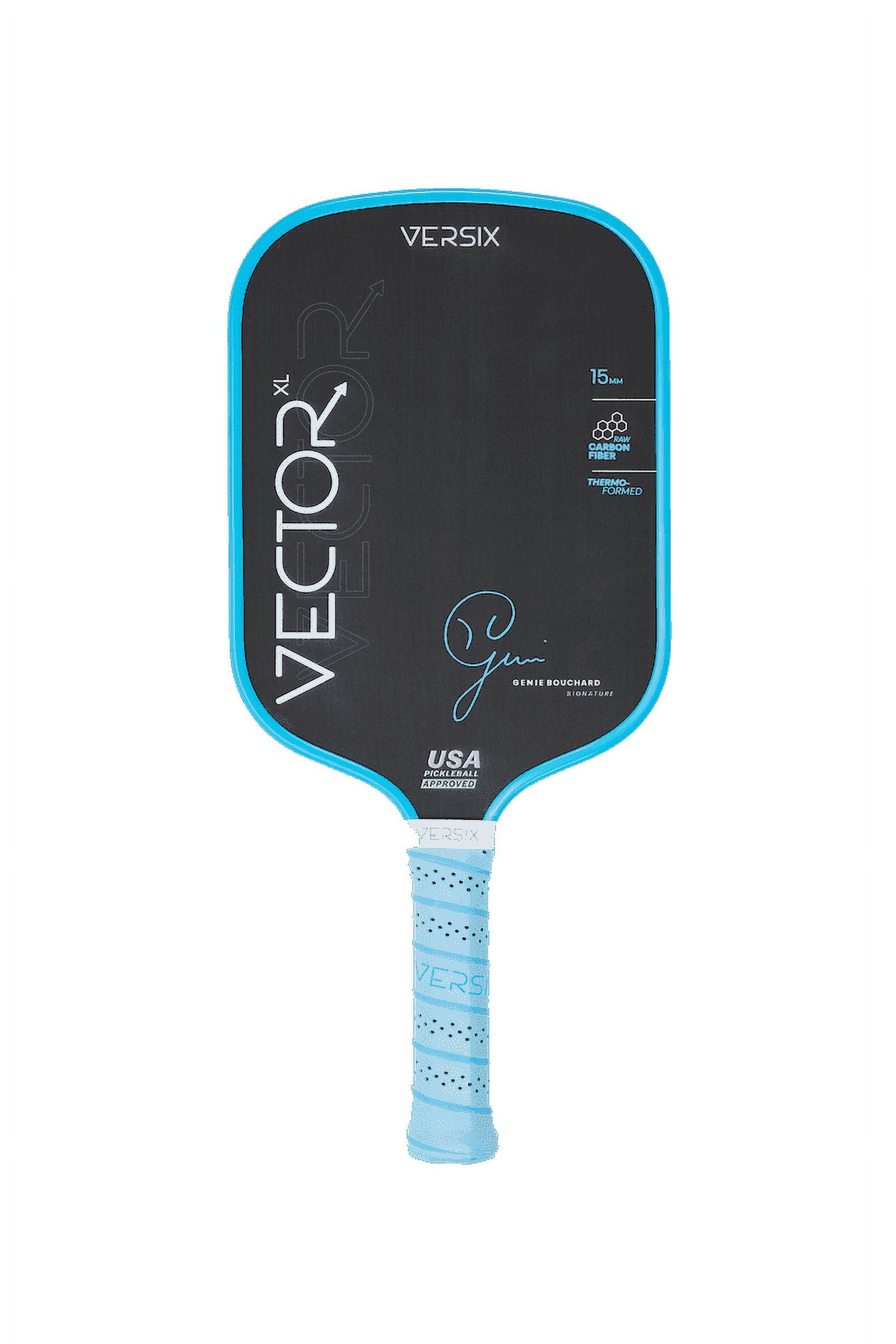 Versix Vector XL Genie Bouchard Pickleball Paddle, 15MM, Carbon