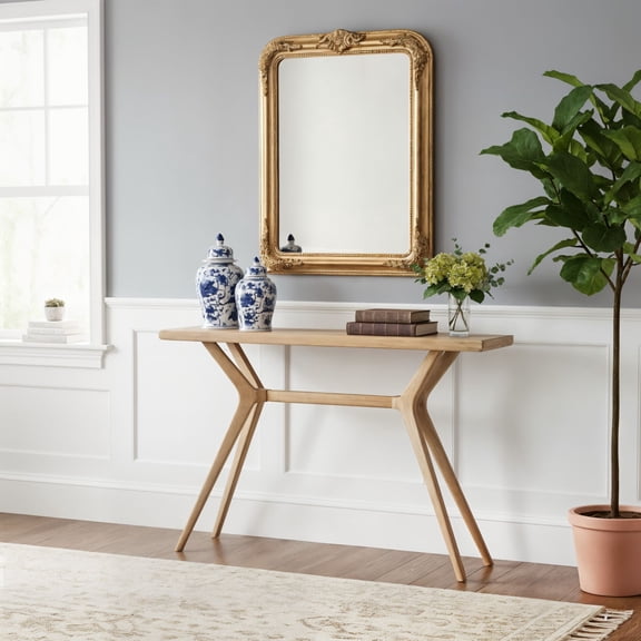Verso Console Table (45.5in / 1160mm), Blonde