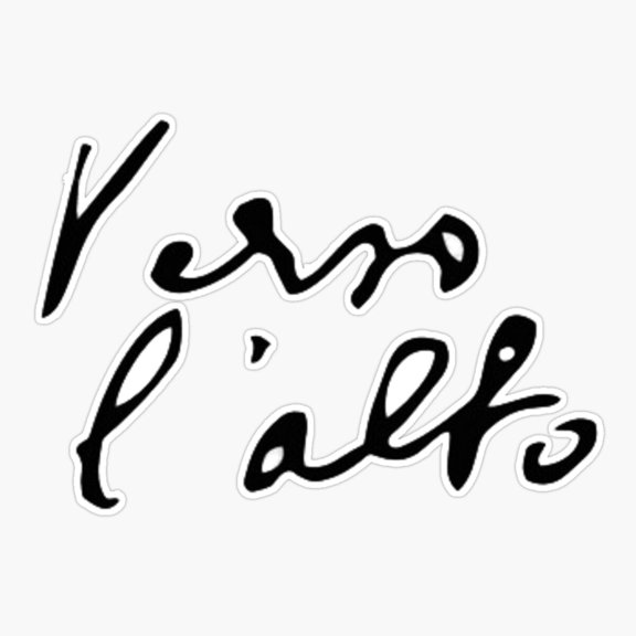 Verso L' Alto Sticker