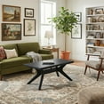 thumbnail image 1 of Verso Rectangular Coffee Table (40in x 20in / 1020mm x 510mm), Black, 1 of 4