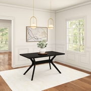 Plank+Beam Verso Rectangular Dining Table, 60" Solid Wood Kitchen & Dining Room Table