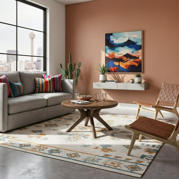 Verso Round Coffee Table (30in x 30in / 760mm x 760mm), Walnut