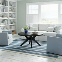 Verso Round Coffee Table (36in x 36in / 910mm x 910mm), Black