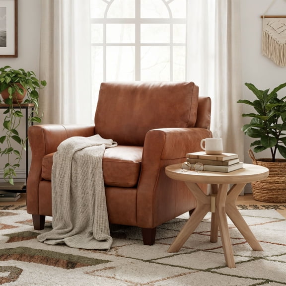 Verso Round Side Table (24in x 24in / 610mm x 610mm), Blonde